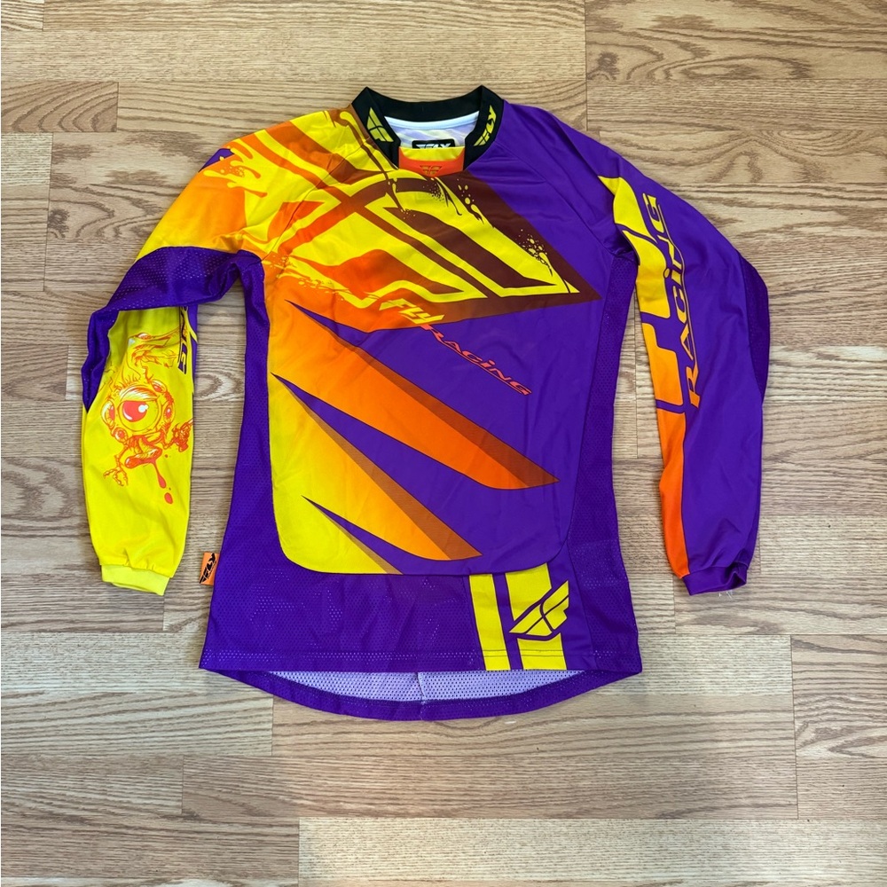 Purple and Yellow Women's Fly Racing Set - Picture 2 of 5